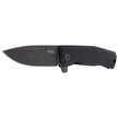 Nóż składany LionSteel Myto Black Aluminium, PVD/Stonewashed M390 by Molletta (MT01A BB)