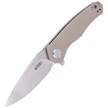 Kubey Knife Cadmus Tan G10, Satin D2 by Max (KU055C)