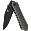 Nóż składany Bestech Icarus Black-Bronze Stonewashed Titanium, Black Stonewashed M390 by Nick Rogers (BT2302B)