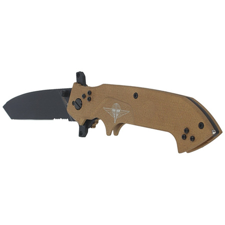 Nóż składany Extrema Ratio Glauca J1 Desert Aluminium, Black MIL-C N690 (04.1000.0165/RVHCS)