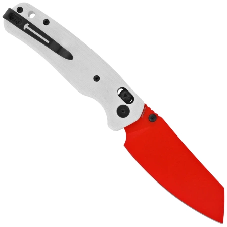 Nóż składany Bestechman Cicada's Wing White G10, Red 10Cr15MoV (BMK06G)