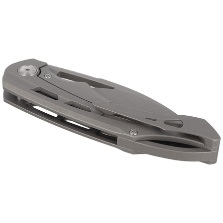 Bestech Fairchild Grey Titanium, Dark Beast Blast Stonewashed CPM S35VN by Kombou Knife (BT2202B)