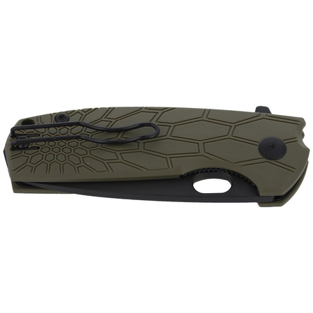 Nóż FOX Core FRN OD Green, Cerakote Black by Jesper Voxnaes (FX-604 OD)