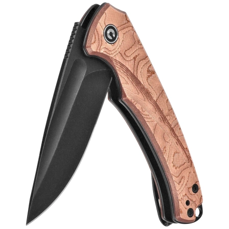 Civivi Voidflare Knife G10 w/ Copper Foil, Black Stonewashed 14C28N (C24040-3)