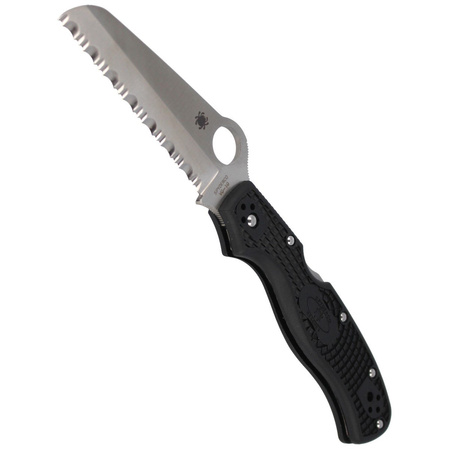 Spyderco Rescue 3 Lightweight Black Spyder (C14SBK3)