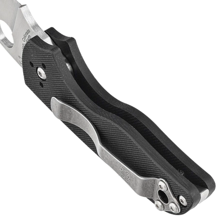 Nóż składany Spyderco Lil' Native Slipit Black G10, Satin Plain CPM S30V by Eric Glesser (C230NLGP)