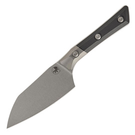 Nóż kuchenny Microtech Santoku 4.2'' Titanium  Bolster/Black G10, Stonewashed M390MK (3300B-10BK)