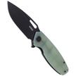 Kubey Knife Tityus, Jade G10, Dark Stonewashed D2 (KU322E)