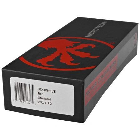 Nóż automatyczny OTF Microtech UTX-85 S/E Red Aluminium, Black M390 by Tony Marfione (231-1RD)