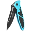 Microtech Socom Elite S/E-M Knife Turquoise Aluminum/3M, Black M390 by Tony Marfione (160-1TQ)
