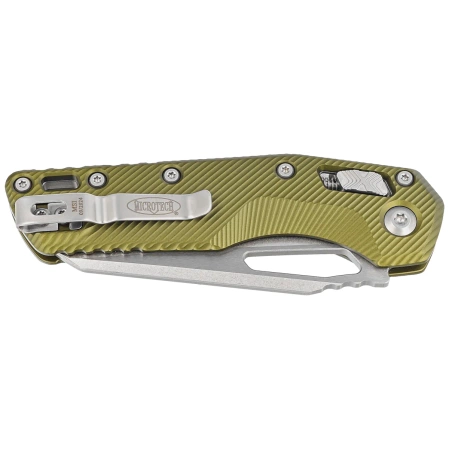 Microtech MSI S/E Fluted OD Green Aluminium, Stonewashed M390MK by Tony Marfione (210-10FLOD)
