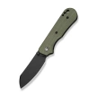 Civivi Crabby Knife OD Green G10, Black Stonewashed 14C28N by Ken Onion Jr. (C24055-1)