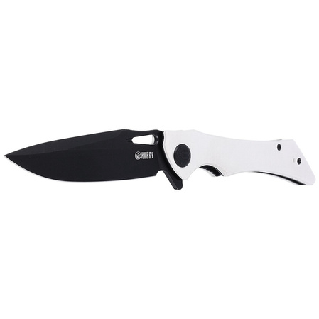 Nóż składany Kubey Raven Ivory G10, Dark Stonewashed AUS-10 by Jelly Jerry (KB245F)