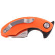 Bestech Strelit Orange G10, Satin/Black Stonewashed 14C28N by Ostap Hel Knife (BG52C-2)