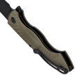 Kubey Timberwolf Knife Green G10, Blackwashed 14C28N (KU208J)