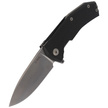 Nóż składany LionSteel KUR Black G10, Stonewashed Sleipner by Molletta (KUR BK)