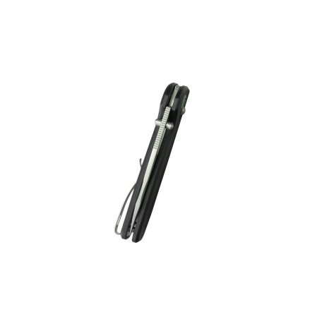 Nóż składany Kubey Bluff Black G10, Sandblasted 14C28N by Garet Caronna (KU248F)