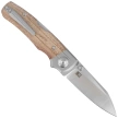 Bestech Tonic Grey Titanium/Natural Canvas Micarta, Satin M390 by Colin Maisonpierre Knife (BT2204B)