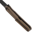 Nóż składany Kubey Dandy Gold Titanium, Blackwashed CPM S90V by Maksym Tkachuk (KB247E)