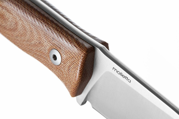 Nóż LionSteel Bushcraft Natural Canvas, Satin Blade (M4 CVN)