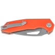 Nóż składany Kubey Coeus KU122W Orange G10, Stonewashed 14C28N