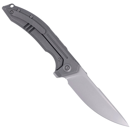 Nóż WE Knife Quixotic Gray Titanium, Silver Bead Blasted CPM 20CV (WE21016-1)