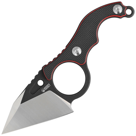 Kubey Hippocam Knife Black G10, Two Tone D2 (KU166A)