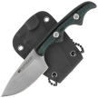 Tecnocut TCN3417 Neck Knife - Green Micarta, Satin 440