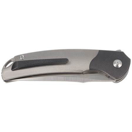 Nóż składany Bestech Supernova Grey Titanium/Black Zirconium, Satin M390 (BT2111A)