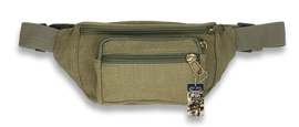 Nerka Barbaric Fanny Pack Green Canvas (34931-VE)