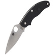 Spyderco UK Penknife Leaf Knife Black FRN, Satin CTS BD1N by Sal Glesser (C94PBK)