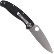 Spyderco Resilience Lightweight Knife Black FRN, Satin 8Cr13MoV by Eric Glesser (C142PBK)