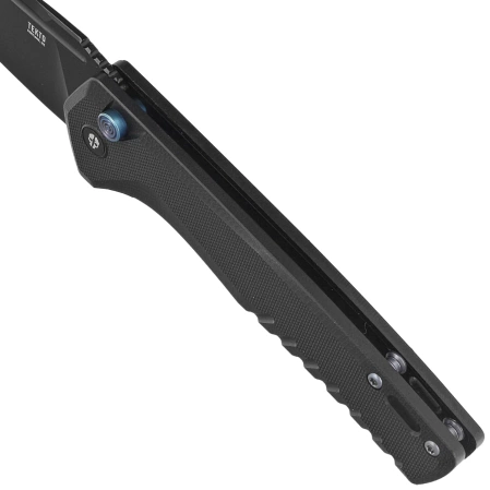 Tekto F3 Charlie Knife Black G10, Blue HW, Black D2