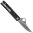 Spyderco Essenza Knife Black Aluminum, Satin N690Co by Riccardo Gobbato (C272ALBKP)