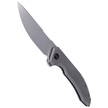Nóż WE Knife Quixotic Gray Titanium, Silver Bead Blasted CPM 20CV (WE21016-1)