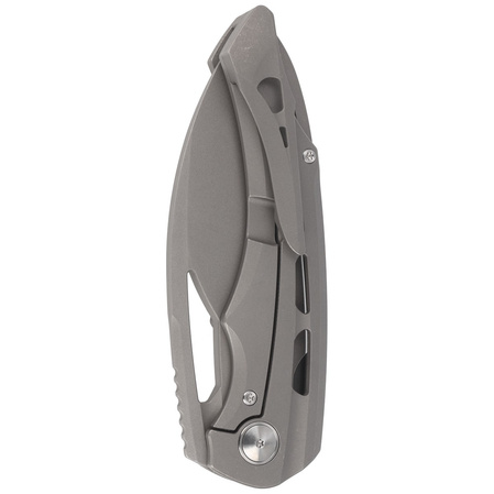 Nóż składany Bestech Fairchild Grey Titanium, Dark Beast Blast Stonewashed CPM S35VN by Kombou (BT2202B)