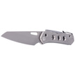 Nóż składany WE Knife Vision R Gray Titanium, Silver Bead Blasted CPM 20CV by Snecx Tan (WE21031-1)