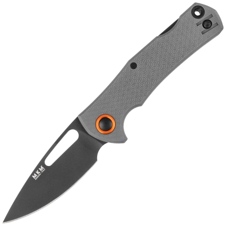 Nóż składany MKM Lov Wolf Gray FRN, Black Top Shield N690 by Jesper Voxnæs (MK LV-PGY)