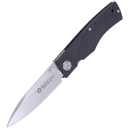 Nóż składany Maserin Carbon 392 Black Carbon Fiber, Satin N690 by Salvatore Puddu (392/CN)