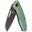 Nóż składany BlackFox Feresa OD GreenAluminium, Black Stone Washed D2 by Grigorii Matveev (BF-762 OD)