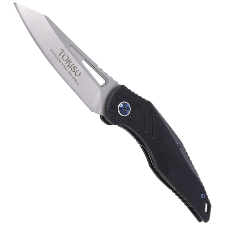 Nóż składany TOKISU Tactical, Black G10, Satin (18685)
