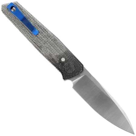 Nóż składany Reate PL-6 Black Micarta, Satin Nitro-V (PL-6 BKM SAT)