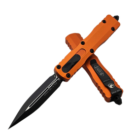 Microtech Dirac Delta D/E OTF Knife Orange Aluminium, Black by Tony Marfione (227-1OR)