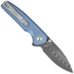Nóż składany Civivi Mini Shakan Blue Aluminium, Damascus (C20052F-DS1)