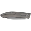 Real Steel Stella Premium Gray Titanium, Satin S35VN by Poltergeist Works (9052)
