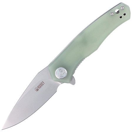 Kubey Knife Cadmus Jade G10, Bead Blasted D2 by Max (KU055D)