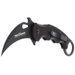 Fox Karambit Knife w/ Emerson Wave Black G10, Black Idroglider N690Co (479)