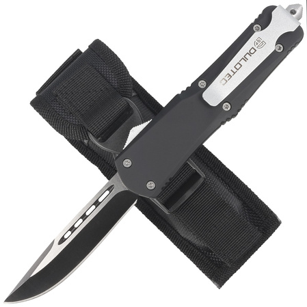 Dulotec OTF Knife Black Aluminium, Two-Tone Finish 3Cr13MoV (K180A)
