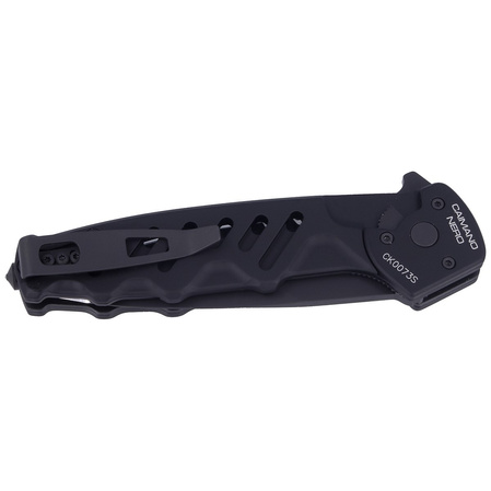 Nóż automatyczny Extrema Ratio Caimano Nero Black Aluminium, Black MIL-C N690 (04.1000.0169/BLK)