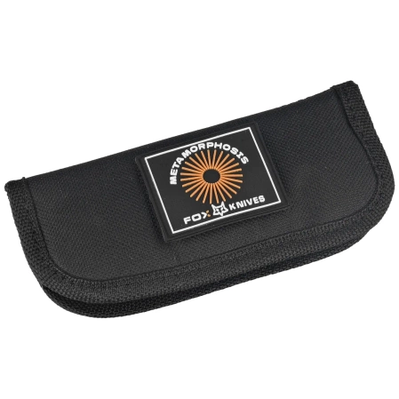 Fox Metamorphosis Black Aluminum Knife, Black PVD M390 (FX-556-B6)
